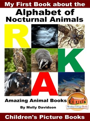 cover image of My First Book about the Alphabet of Nocturnal Animals